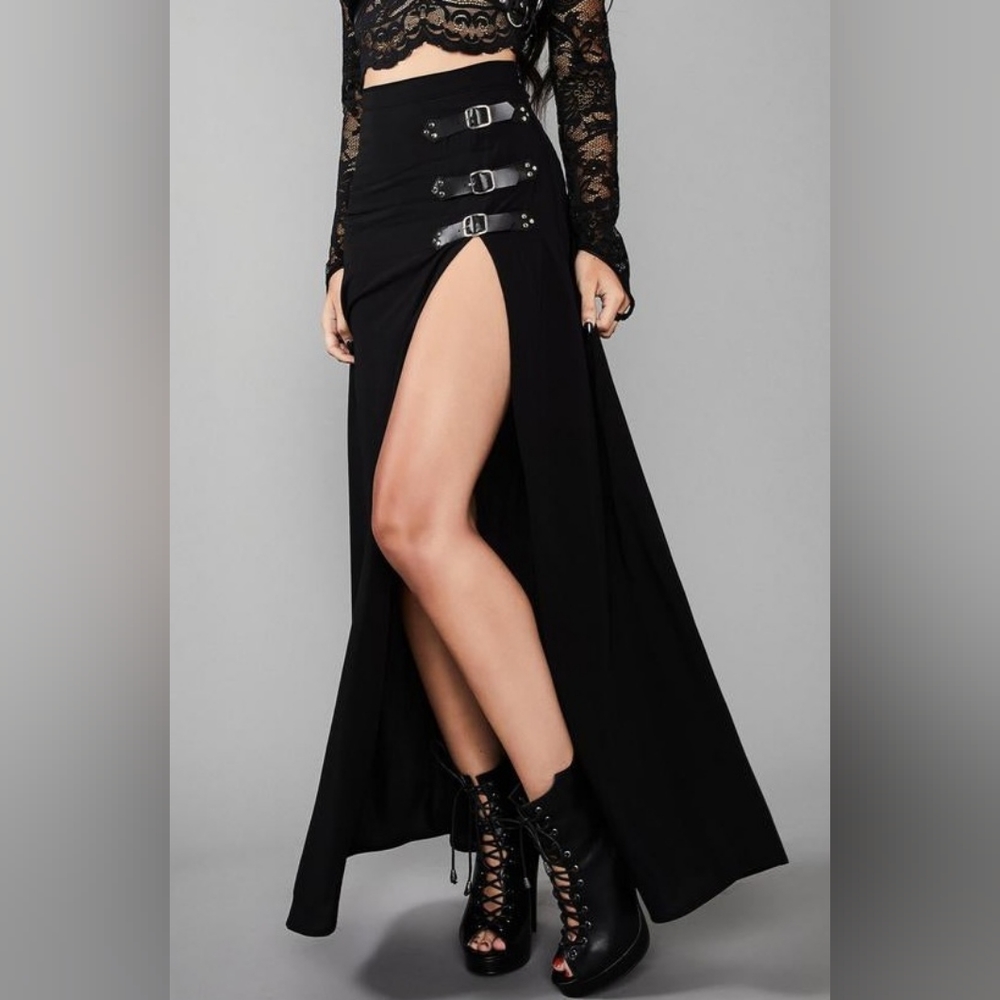 SOLD Widow Twilight Doom Maxi Skirt